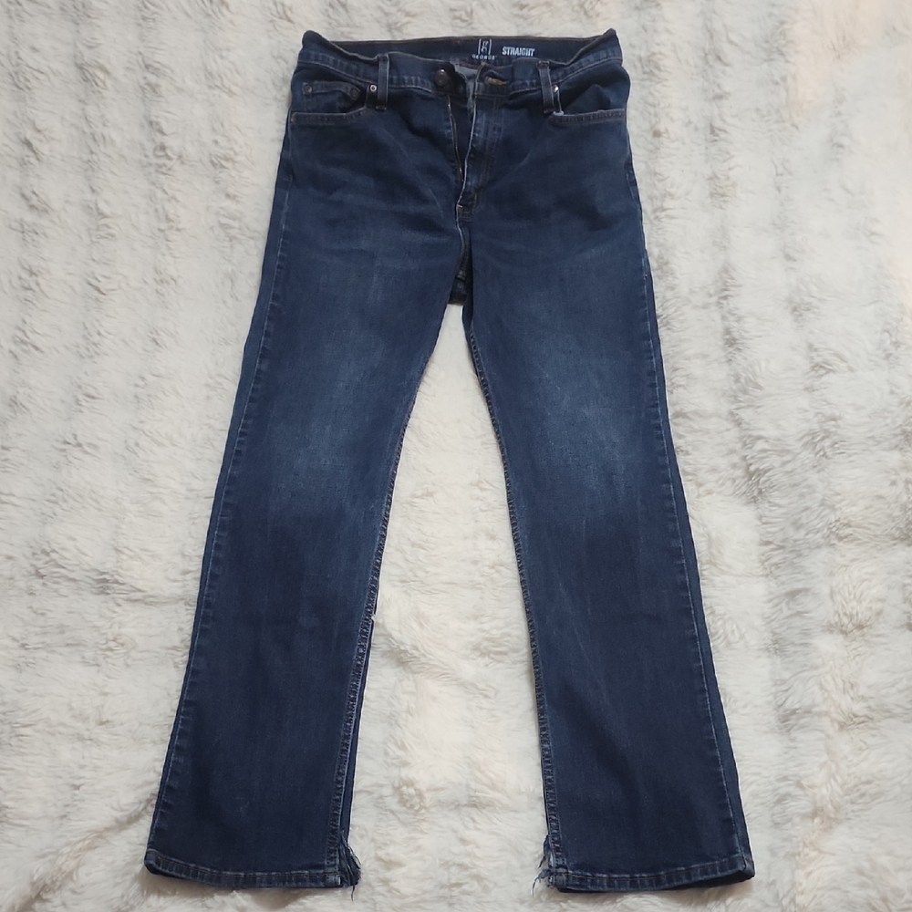 George Men's Straight Jeans - Dark Blue